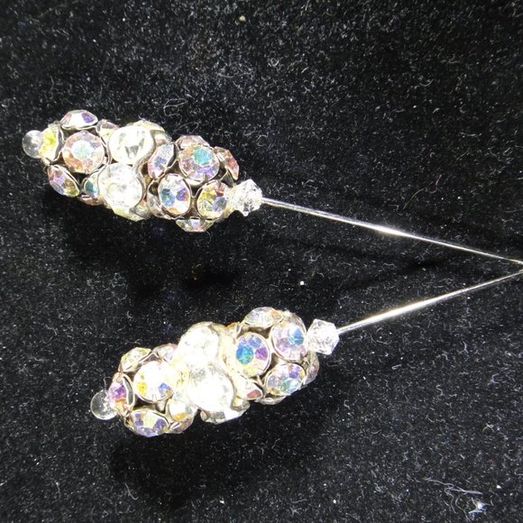 Vintage Hat Pin Pair - Picture 3 of 6